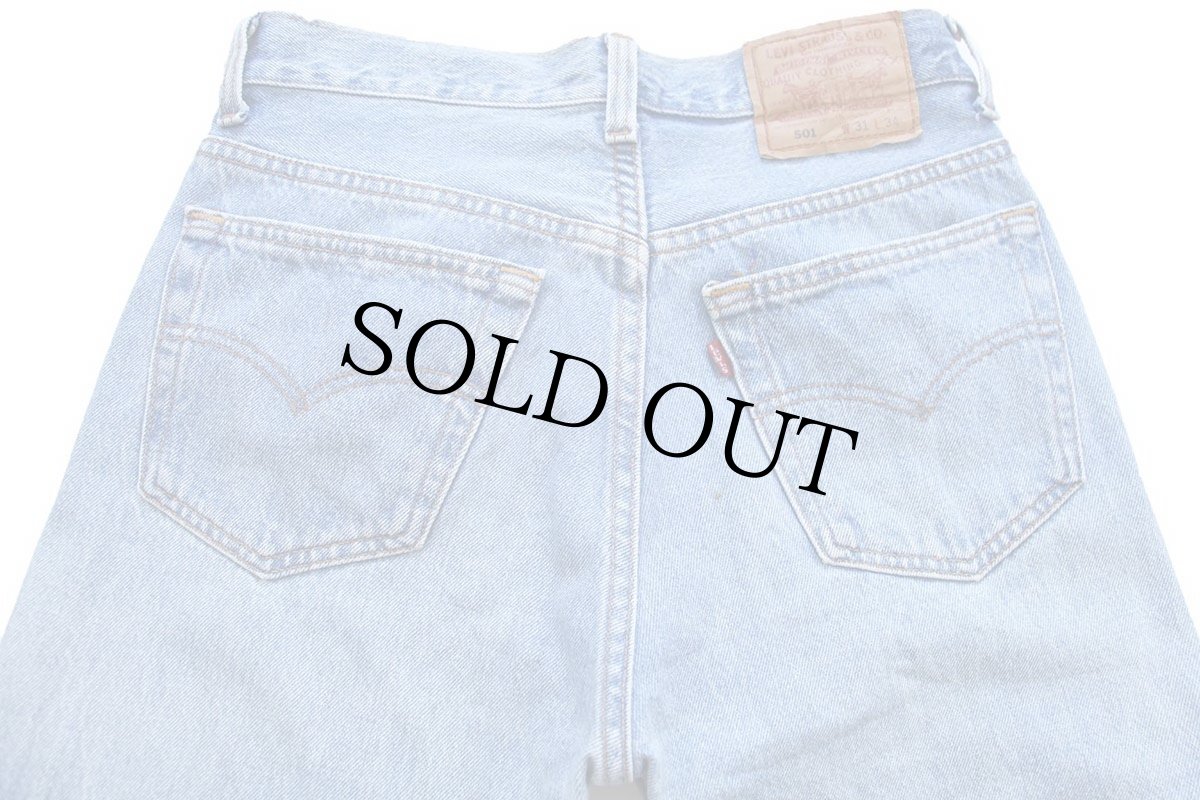 画像5: 90s USA製 Levi'sリーバイス 501 デニムパンツ W31 L34★172 (5)