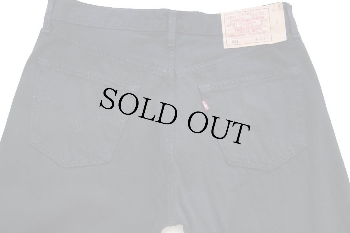 画像5: 90s 英国製 Levi'sリーバイス 501 後染め ブラック デニムパンツ W34 L30★A ユーロ (5)