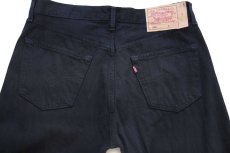 画像5: 90s 英国製 Levi'sリーバイス 501 後染め ブラック デニムパンツ w34 L30★A ユーロ (5)
