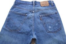 画像5: 70s USA製 Levi'sリーバイス 517 カットオフ デニムパンツ w32★ブーツカット (5)