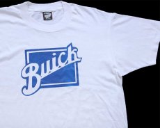 画像1: 90s USA製 Buick ロゴ Tシャツ 白 XL (1)