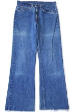 画像2: 70s USA製 Levi'sリーバイス 517 カットオフ デニムパンツ w32★ブーツカット (2)