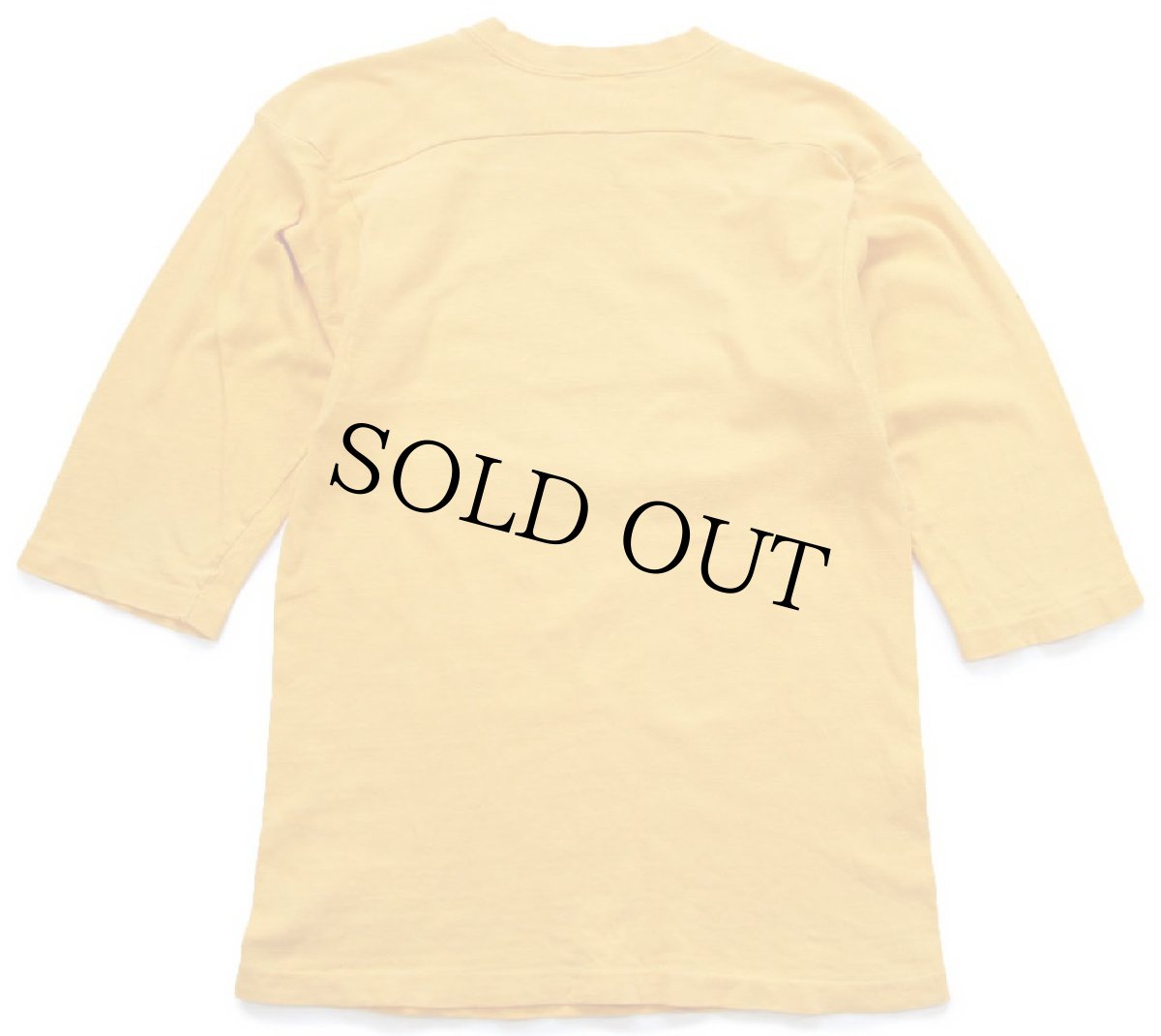 画像2: 70s USA製 Championチャンピオン MINNESOTA 12 ナンバリング ひび割れプリント コットン フットボールTシャツ マスタード M (2)