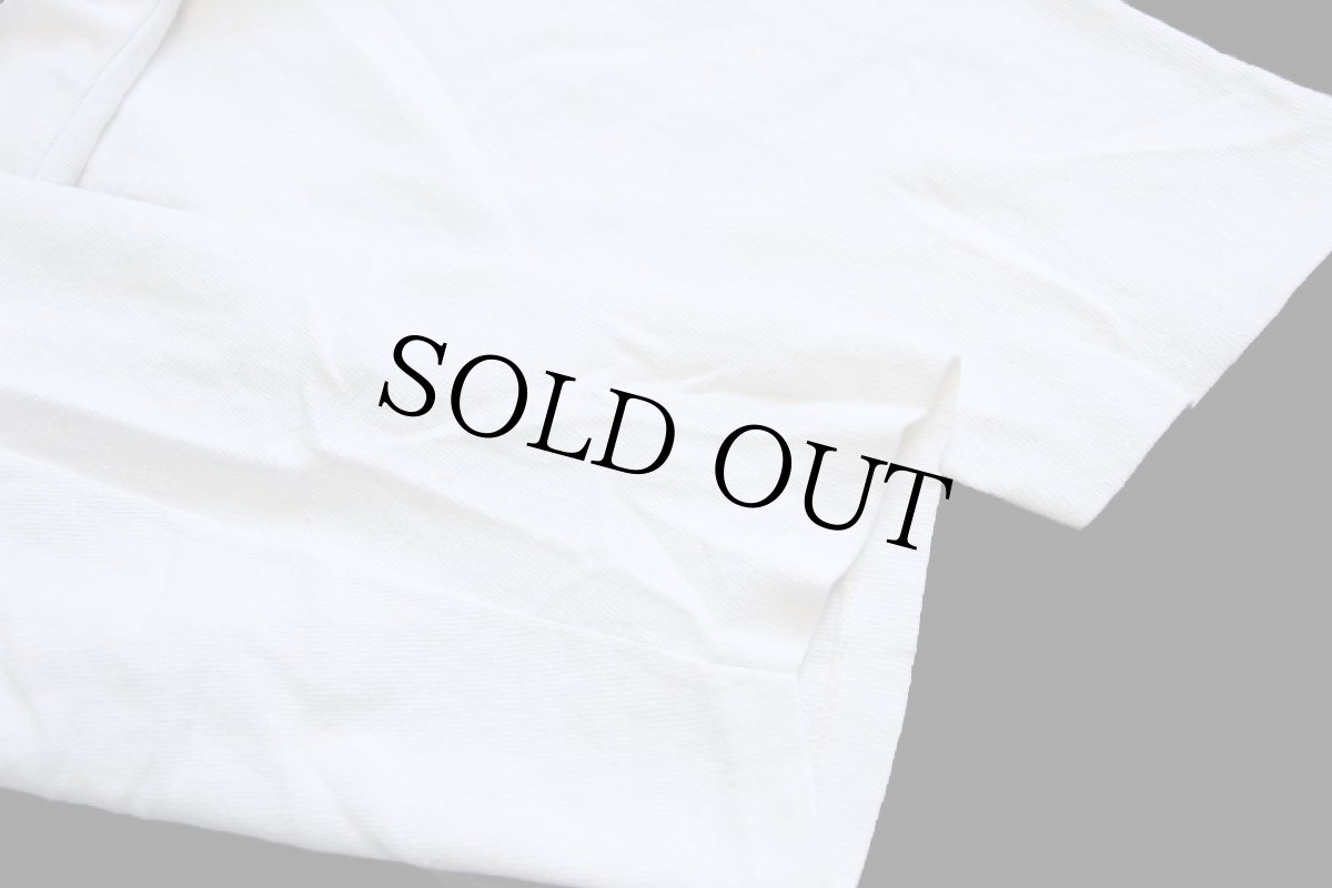 画像6: 70s USA製 ARTEX MIDLAND 80 ナンバリング コットン フットボールTシャツ 生成り M (6)