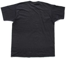 画像3: 90s USA製 bobcat ロゴ ひび割れプリント Tシャツ 黒 XL (3)