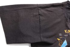 画像7: 90s USA製 U.S.M.C. 3RD MARINE DIVISION VIETNAM Tシャツ 黒 フェード XL (7)