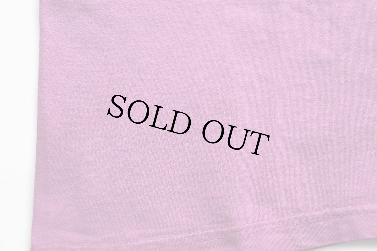 画像6: 90s USA製 The Black Dog ブラックドッグ 両面プリント コットンTシャツ 後染め 赤紫 M (6)