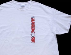 画像3: 00s Hanes HARDCORE RSV スーパーバイク ビキニ ガール 両面プリント コットンTシャツ 白 2XL★特大 (3)