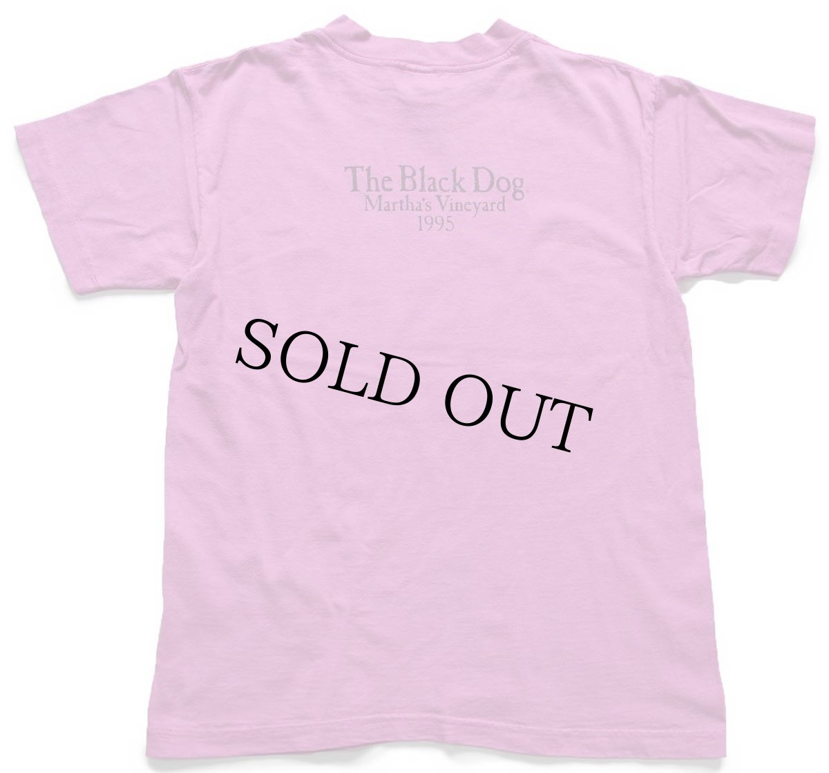 画像3: 90s USA製 The Black Dog ブラックドッグ 両面プリント コットンTシャツ 後染め 赤紫 M (3)