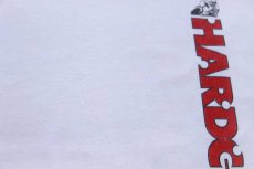 画像6: 00s Hanes HARDCORE RSV スーパーバイク ビキニ ガール 両面プリント コットンTシャツ 白 2XL★特大 (6)