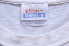 画像5: 00s Hanes HARDCORE RSV スーパーバイク ビキニ ガール 両面プリント コットンTシャツ 白 2XL★特大 (5)