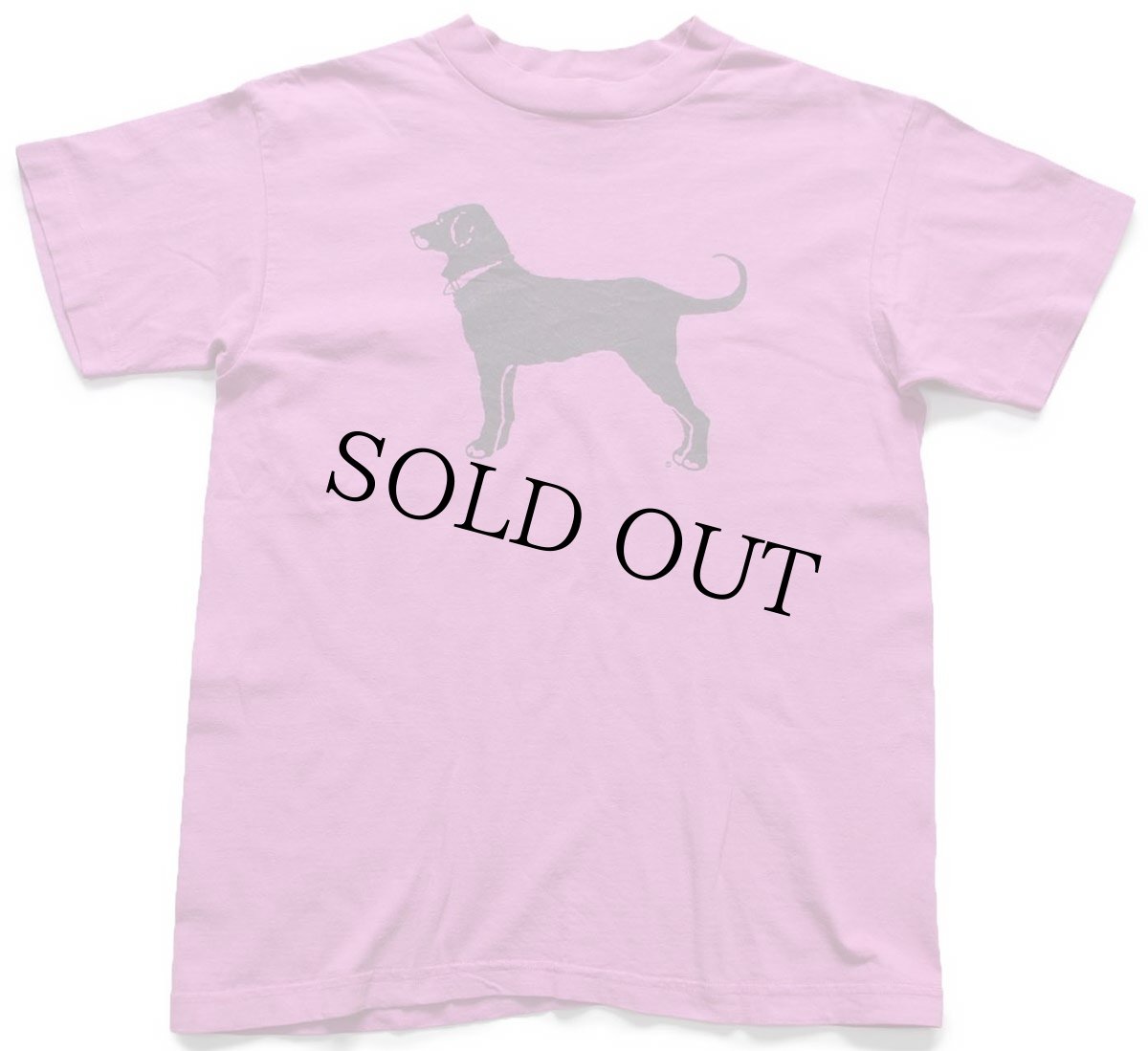 画像2: 90s USA製 The Black Dog ブラックドッグ 両面プリント コットンTシャツ 後染め 赤紫 M (2)