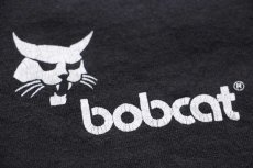 画像4: 90s USA製 bobcat ロゴ ひび割れプリント Tシャツ 黒 XL (4)