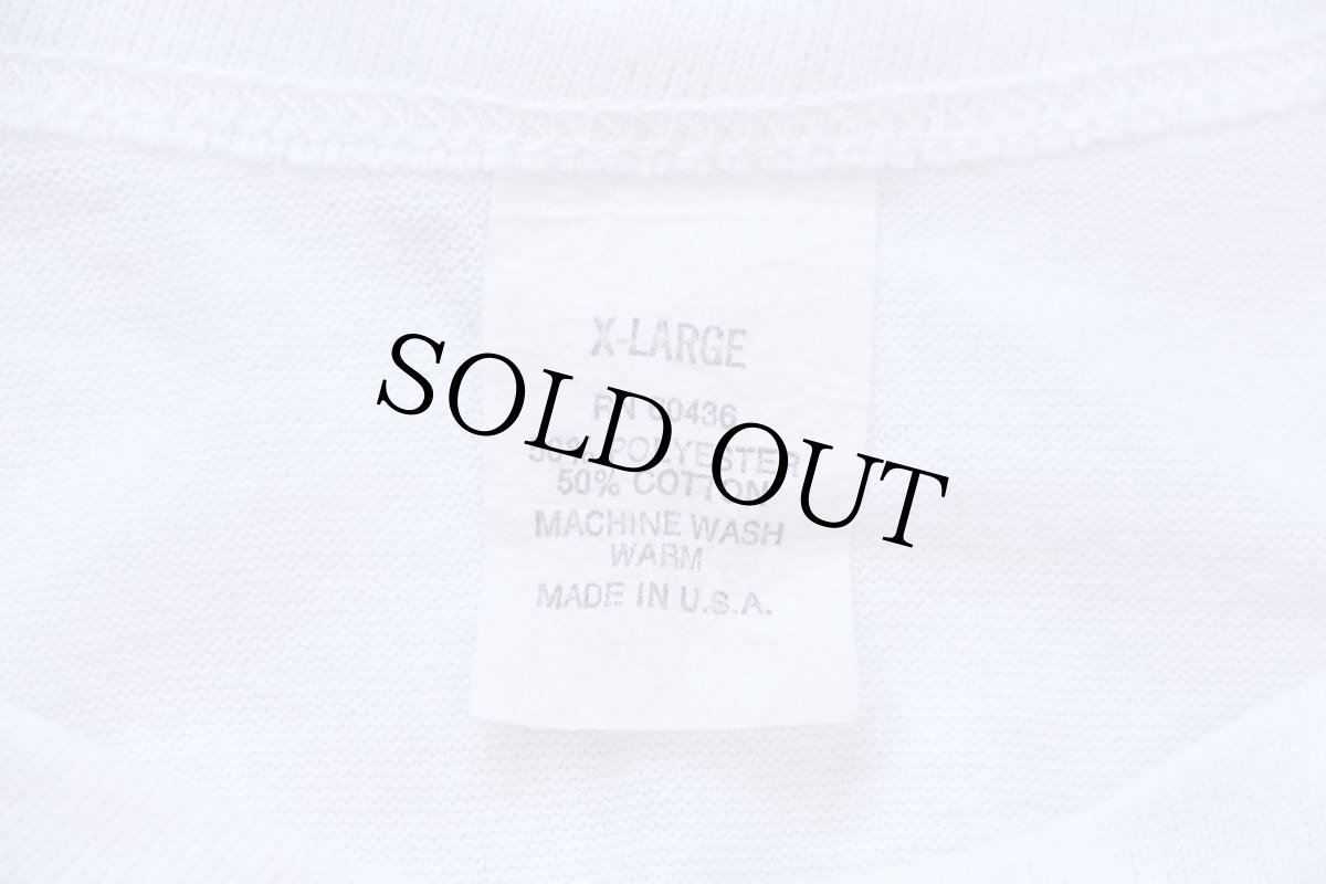 画像5: 80s USA製 MLB Kansas City Royals 七分袖 ラグランTシャツ 白×青 XL (5)