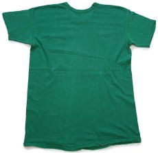 画像3: 70s USA製 RUSSELLラッセル Guardsmen Angel Island Race 1977 ウイングフット コットンTシャツ 緑 L (3)