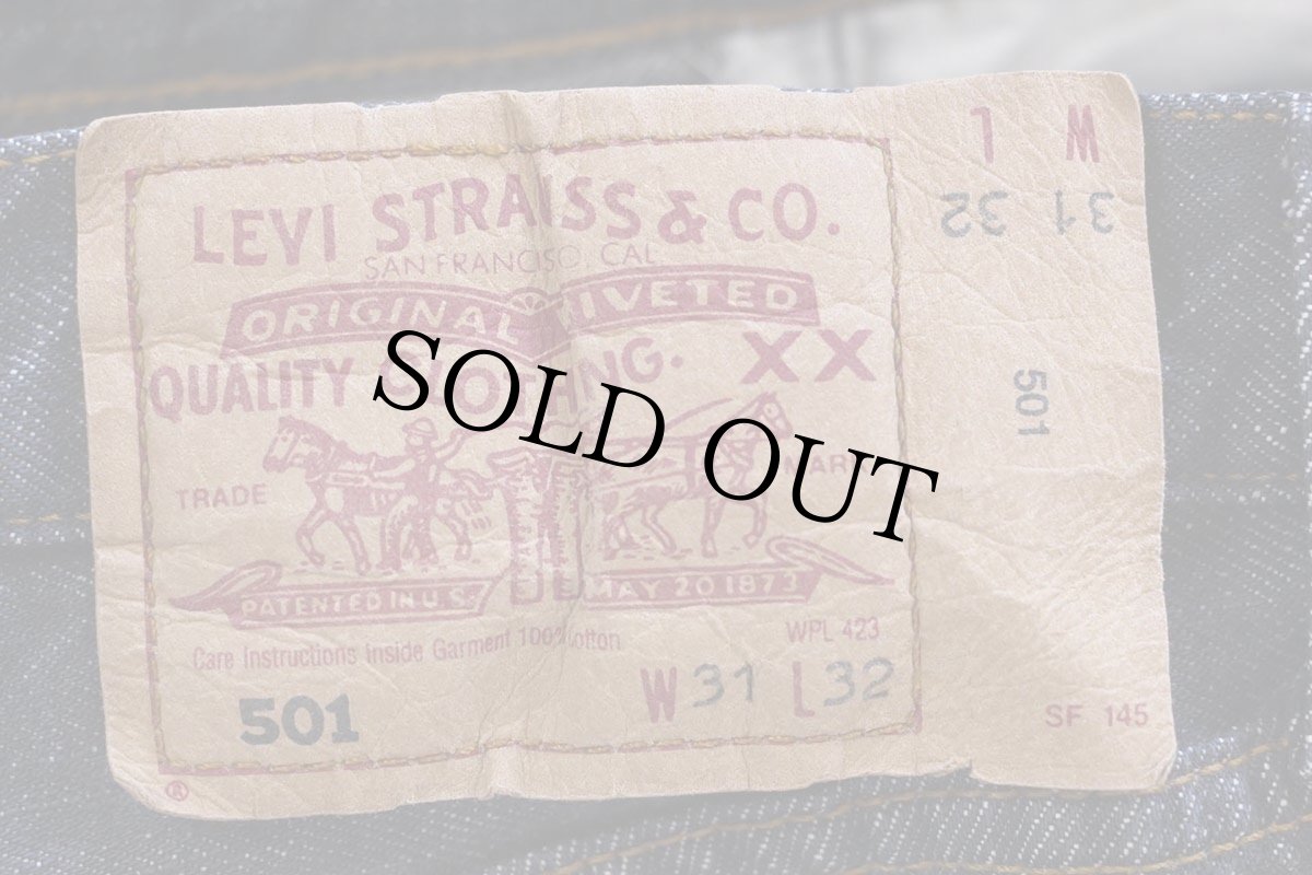 画像6: 00s ポーランド製 Levi'sリーバイス 501 バットダイ デニムパンツ W31★ユーロ (6)