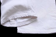 画像8: 90s USA製 Levi'sリーバイス 501 ホワイト デニムパンツ w32 L34 (8)