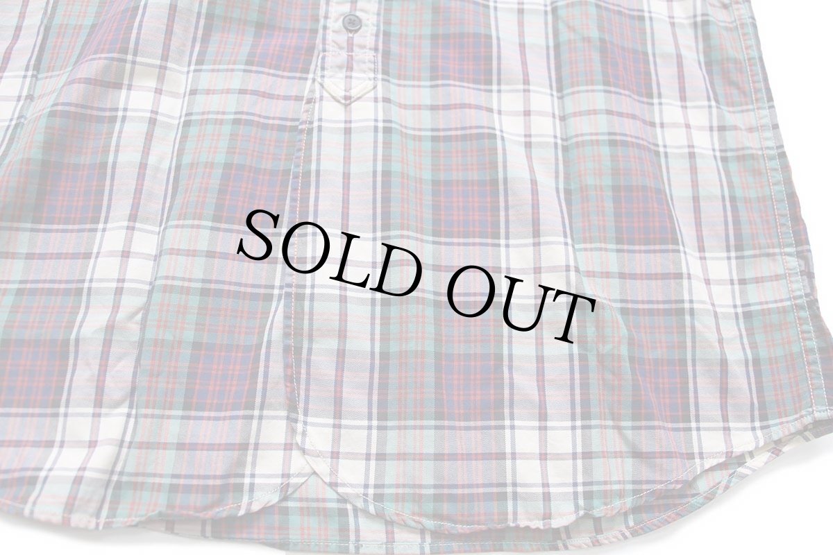 画像5: 00s ポロ ラルフローレン WOODSMAN WORKSHIRT マドラスチェック コットンシャツ S (5)