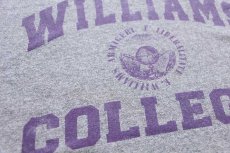 画像4: 90s USA製 The Cotton Exchange WILLIAMS COLLEGE コットン×レーヨン Tシャツ 杢グレー L (4)