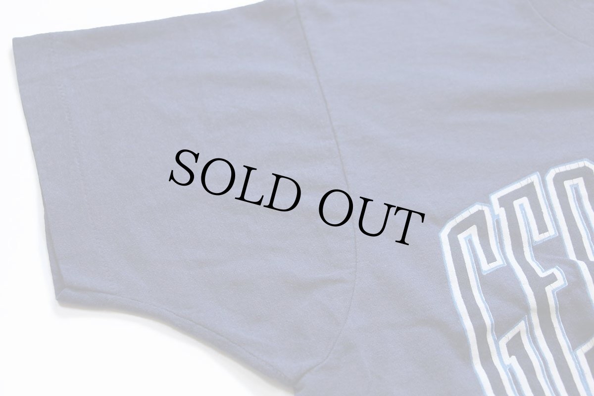 画像6: 80s USA製 GEORGETOWN UNIVERSITY HOYAS ブルドッグ マスコット Tシャツ 紺 L (6)