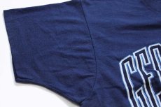 画像6: 80s USA製 GEORGETOWN UNIVERSITY HOYAS ブルドッグ マスコット Tシャツ 紺 L (6)