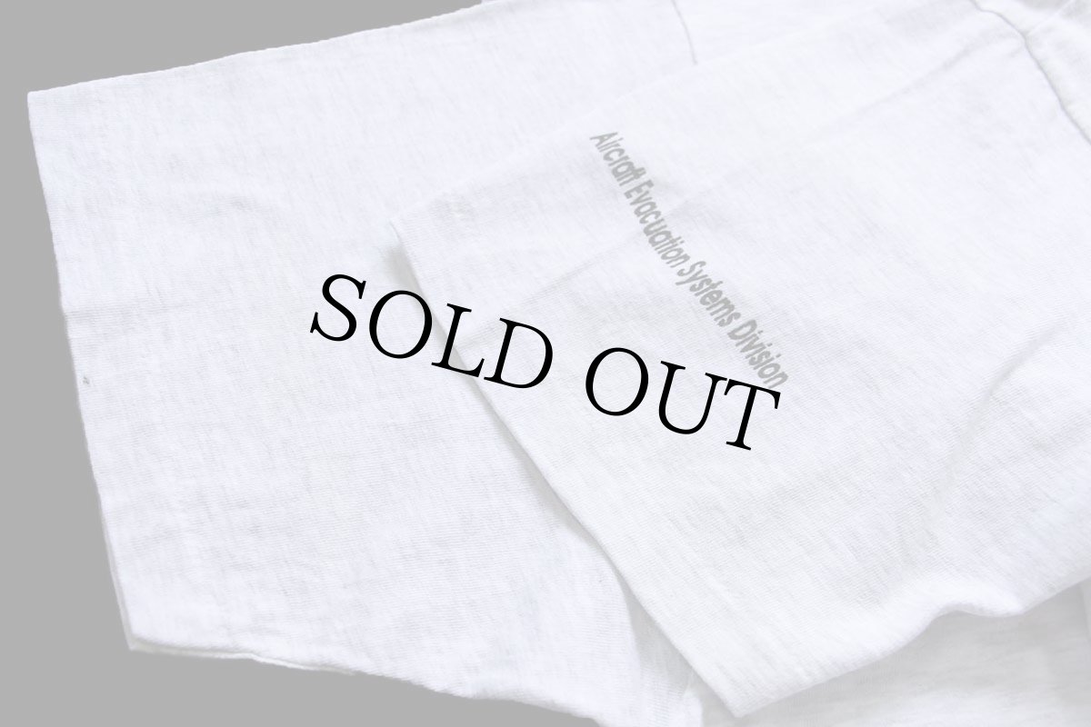 画像6: 90s Hanes BF Goodrich Aerospace ポケット付き コットンTシャツ 杢ライトグレー XL (6)