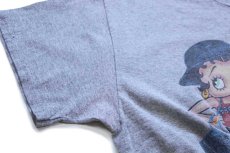 画像5: 00s BETTY BOOP ベティ ブープ Don't babe ME! コットンTシャツ 杢グレー (5)