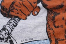 画像5: 90s USA製 VIKING Fall Swimming Classic コットンTシャツ 杢ライトグレー M (5)
