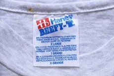 画像4: 90s Hanes BF Goodrich Aerospace ポケット付き コットンTシャツ 杢ライトグレー XL (4)