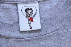画像4: 00s BETTY BOOP ベティ ブープ Don't babe ME! コットンTシャツ 杢グレー (4)
