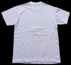 画像3: 90s USA製 VIKING Fall Swimming Classic コットンTシャツ 杢ライトグレー M (3)