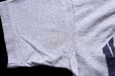 画像5: 90s USA製 MV SPORT NOTRE DAME コットン×レーヨン Tシャツ 杢グレー L (5)