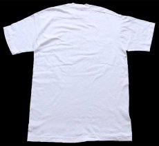画像3: 90s USA製 U.S.NAVY Blue Angels 戦闘機 コットンTシャツ 白 L (3)