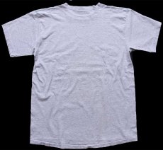 画像3: 90s USA製 MV SPORT NOTRE DAME コットン×レーヨン Tシャツ 杢グレー L (3)