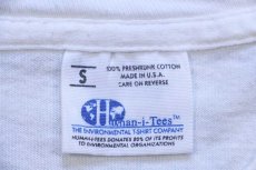 画像5: 90s USA製 BEARLY SURVIVING パンダ コットンTシャツ 白 S (5)