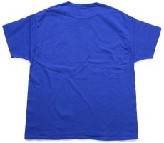 画像3: Hanes goodwill グッドウィル ロゴ コットンTシャツ 青 XL (3)