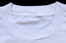 画像5: 90s HOTROD ホットロッド フレイムス ビキニガール ヤシの木 サーフボード アート Tシャツ 白 (5)