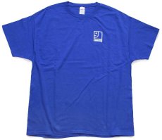 画像2: Hanes goodwill グッドウィル ロゴ コットンTシャツ 青 XL (2)