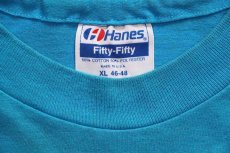画像5: 90s USA製 Hanes MOPARS on the TRACK CHRYSLER PLYMOUTH JEEP EAGLE PEUGEOT ロゴ 両面プリント Tシャツ 青 XL (5)