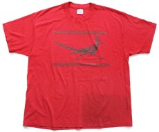 画像2: 90s USA製 Hanes ロードランナー Tシャツ 赤 XXL★特大 (2)