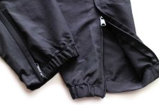 画像8: 15 米軍 U.S.ARMY ロゴ刺繍 APFU トレーニング ナイロンパンツ 黒 XS/S★87 IPFU (8)
