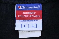 画像4: デッドストック★00s Championチャンピオン NODO FILM SYSTEMS ロゴ コットンTシャツ 黒 L (4)