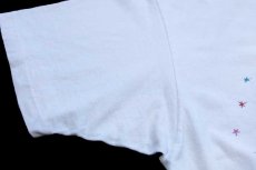 画像8: 80s USA製 Hanes Coyote Chorus Line アート コットンTシャツ 白 XL (8)