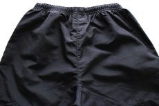 画像5: 15 米軍 U.S.ARMY ロゴ刺繍 APFU トレーニング ナイロンパンツ 黒 XS/S★87 IPFU (5)