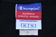 画像4: デッドストック★00s Championチャンピオン NODO FILM SYSTEMS ロゴ コットンTシャツ 黒 XL (4)