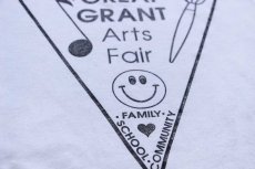 画像5: 90s USA製 GREAT GRANT Arts Fair スマイル アート Tシャツ 白 XL (5)