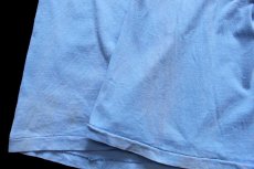 画像5: 90s USA製 Hanes NORTH CAROLINA TAR HEELS マスコット コットンTシャツ 水色 XL (5)