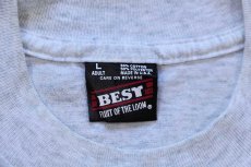画像4: 90s USA製 Newfoundland Dog ニューファンドランド ドッグ アート Tシャツ 杢ライトグレー L (4)
