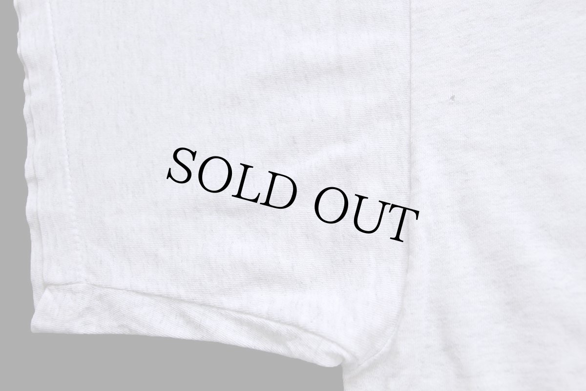 画像6: 90s USA製 cigli HELP コーヒーカップ アート 染み込みプリント コットンTシャツ 杢ライトグレー 超特大 (6)