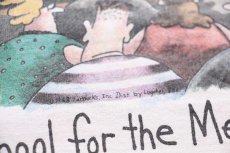 画像5: 90s USA製 THE FAR SIDE School for the Mechanically Declined イラスト コットンTシャツ オフホワイト L (5)